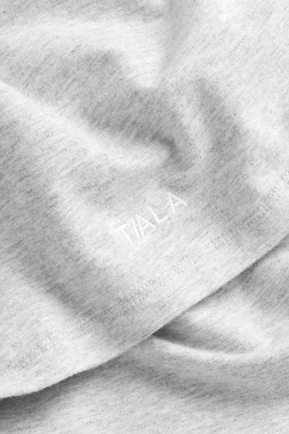 365 Core Cotton Long Sleeve T-Shirt - Grey Marl - Image 6