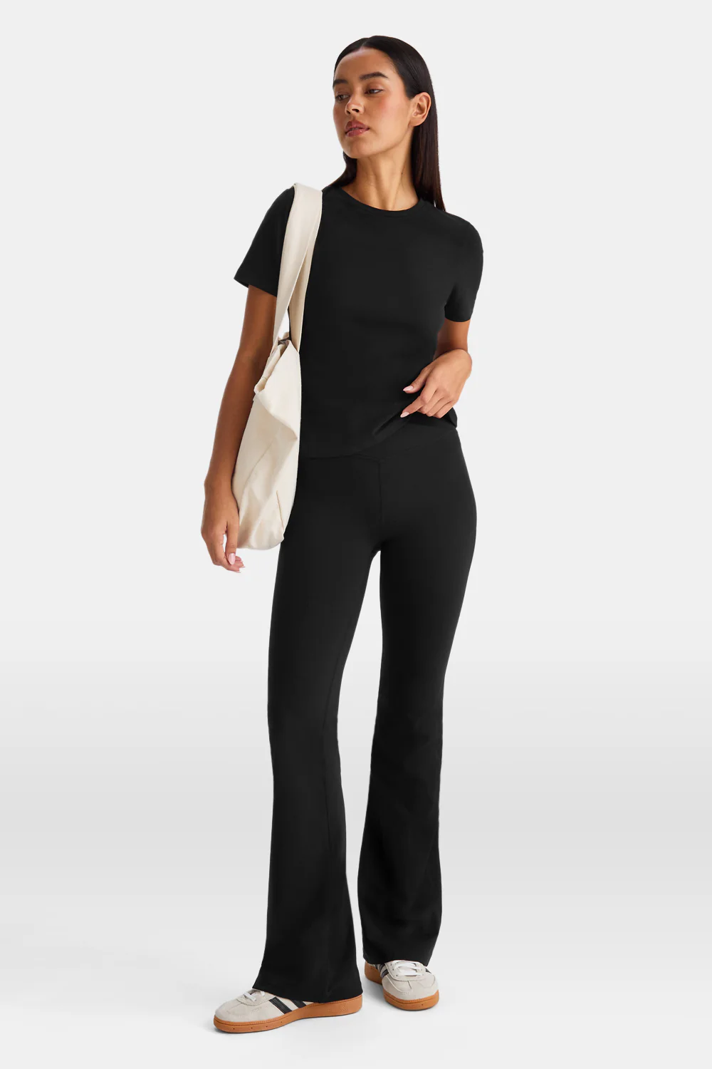 365 Core Cotton Short Sleeve T-Shirt - Black - Image 3