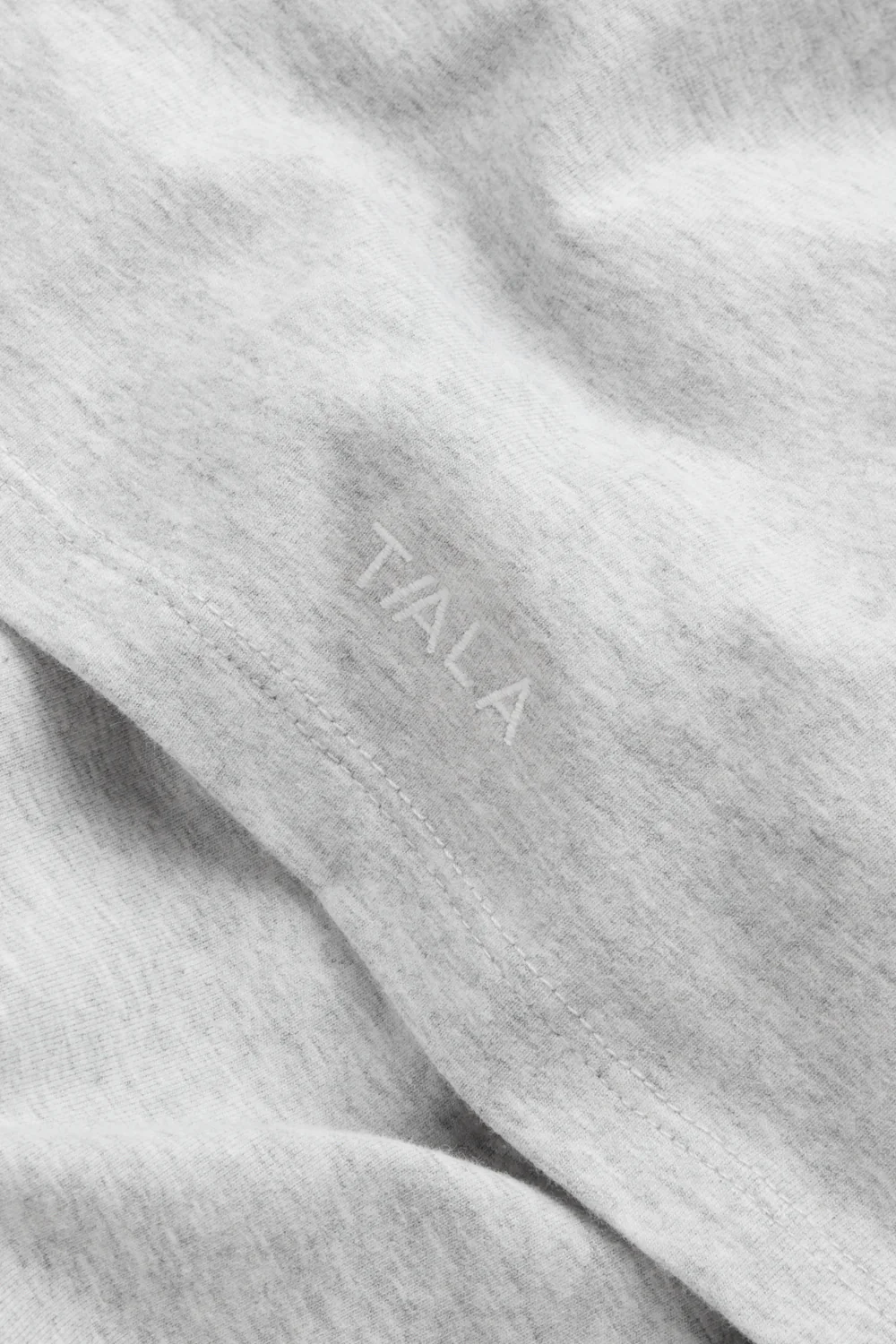 365 Core Cotton Short Sleeve T-Shirt - Grey Marl - Image 6