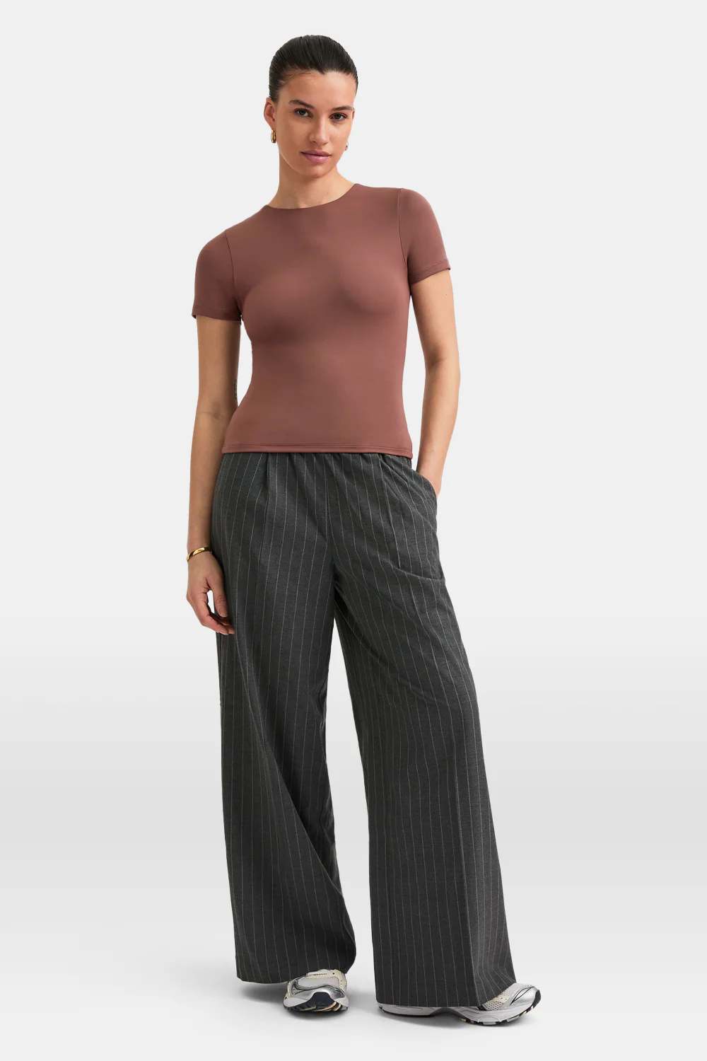 365 Crew Neck Short Sleeve T-Shirt - Clay - Image 13