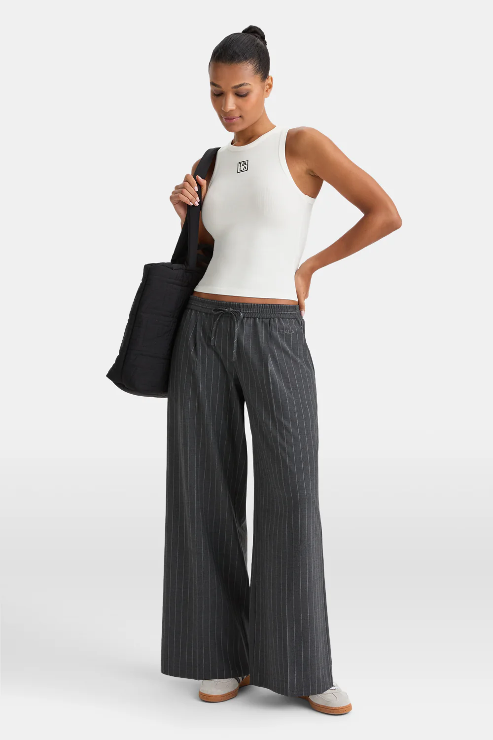 365 Rib Logo Racer Vest - Coconut Milk - Image 3