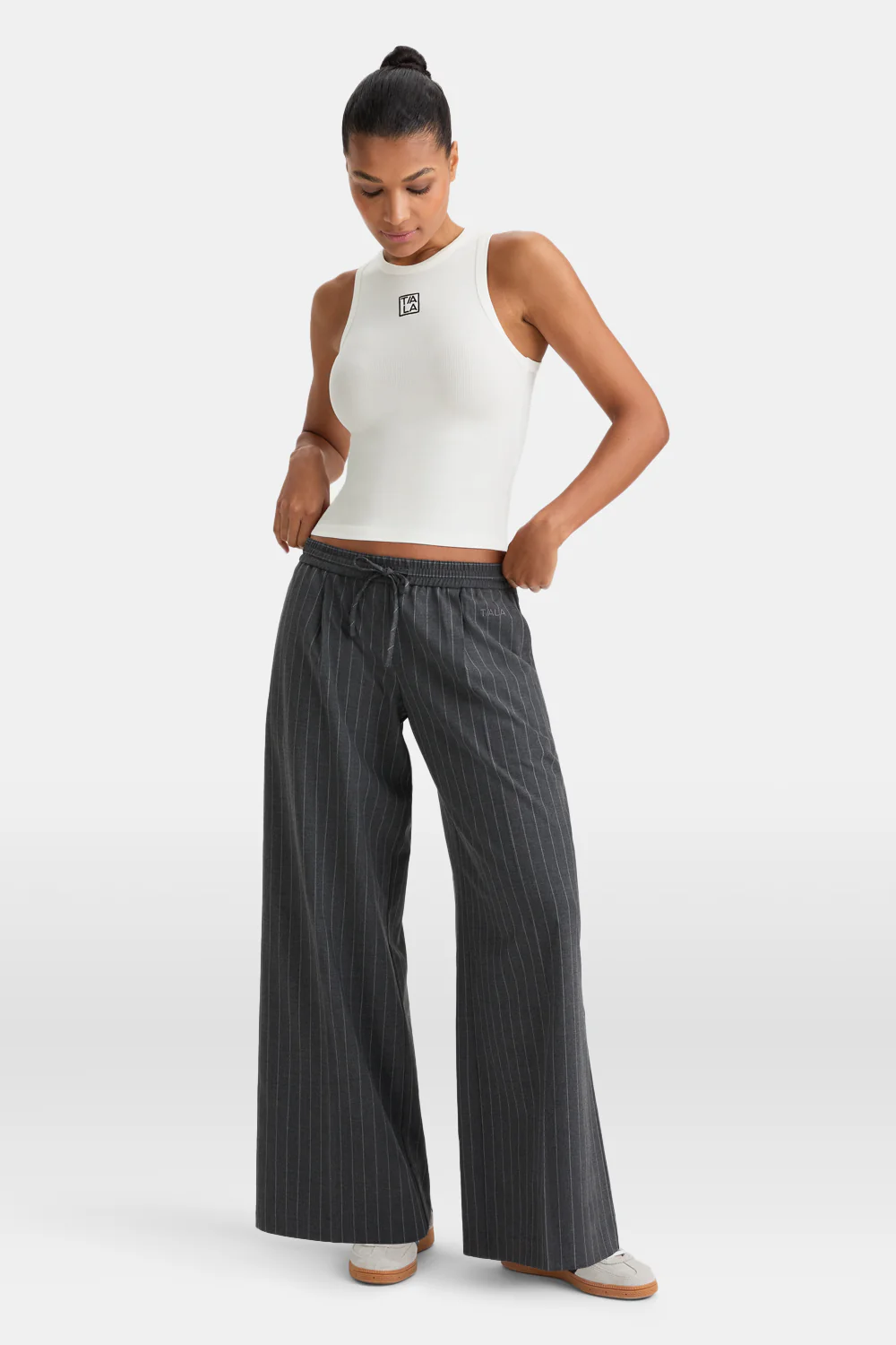 365 Rib Logo Racer Vest - Coconut Milk - Image 5