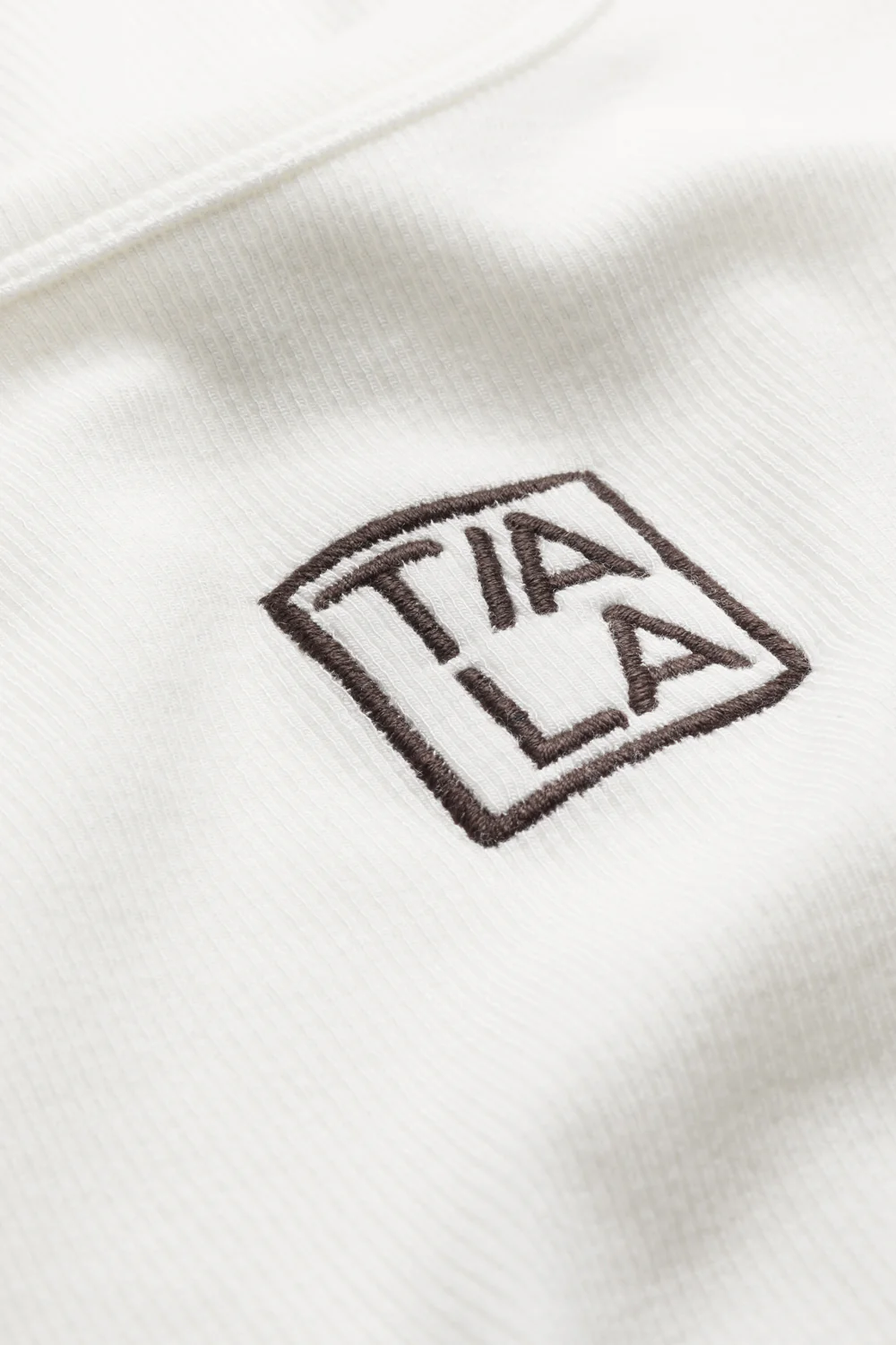 365 Rib Logo Racer Vest - Coconut Milk - Image 7