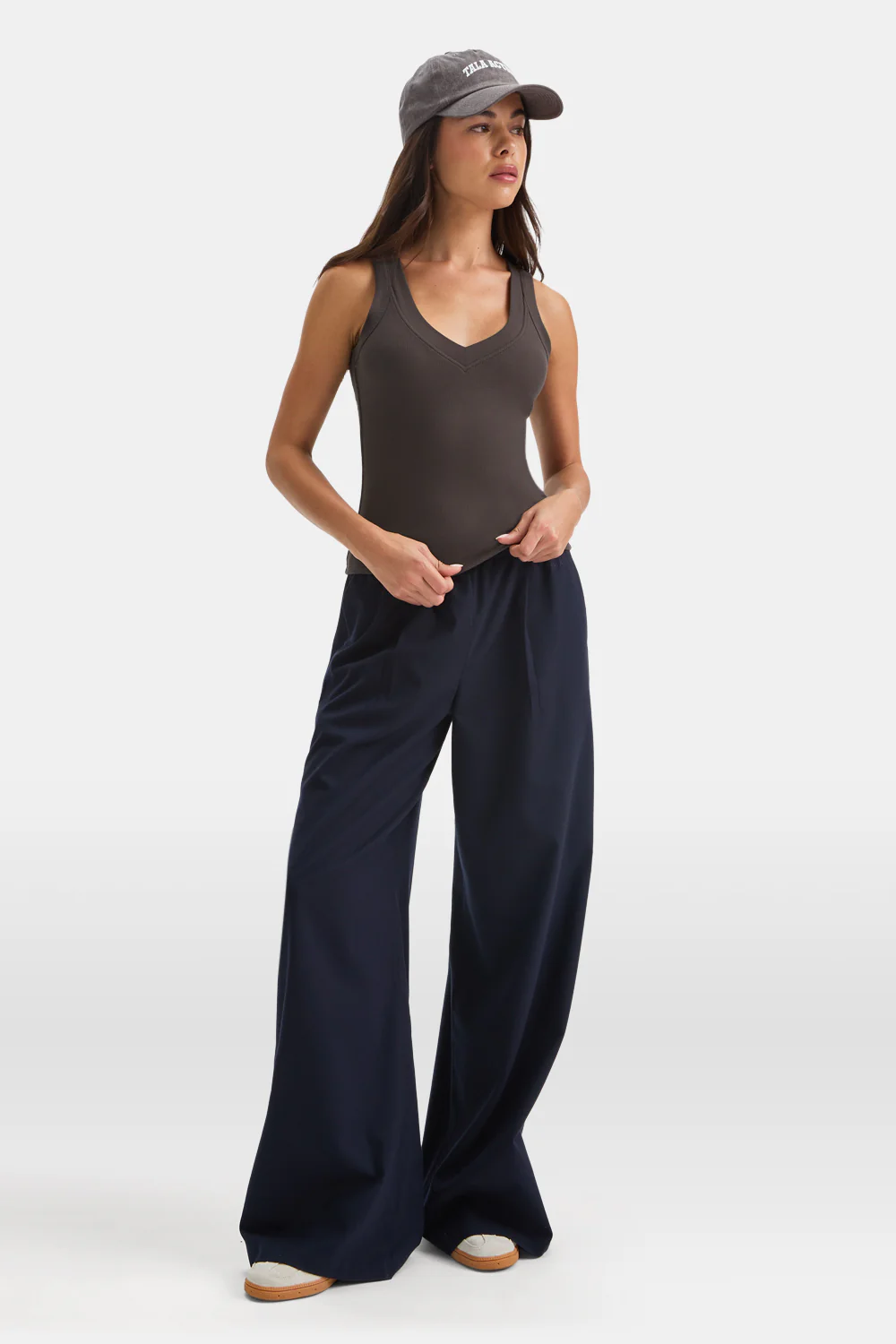 365 Sculpting Lounge Reversible Tank - Mocha Brown - Image 3