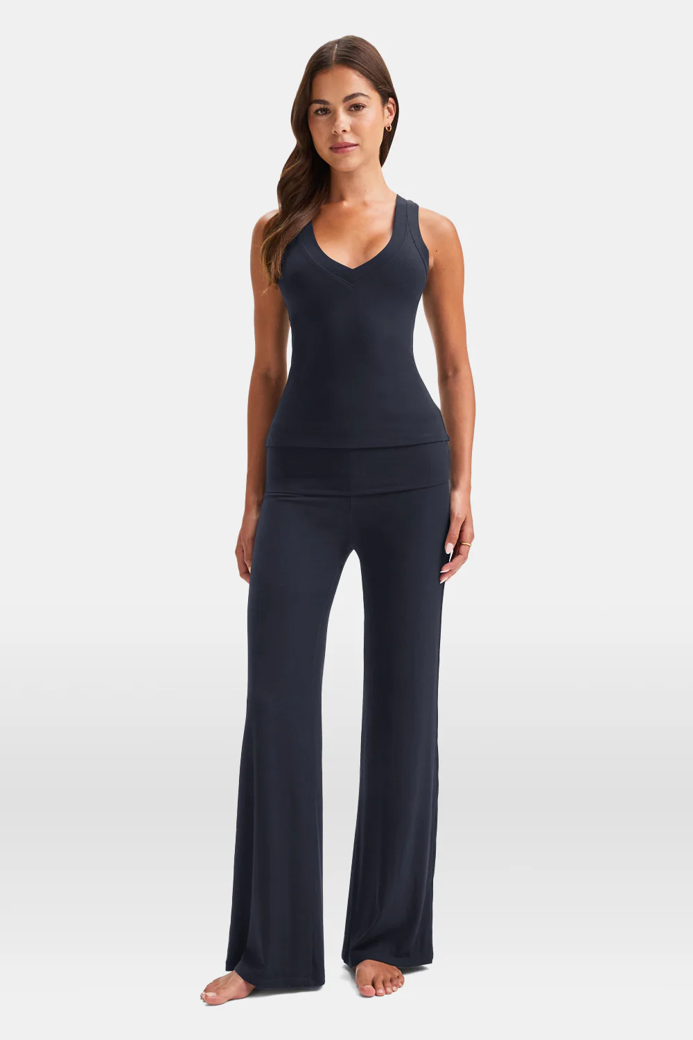 365 Sculpting Lounge Reversible Tank - Washed Navy - Image 4