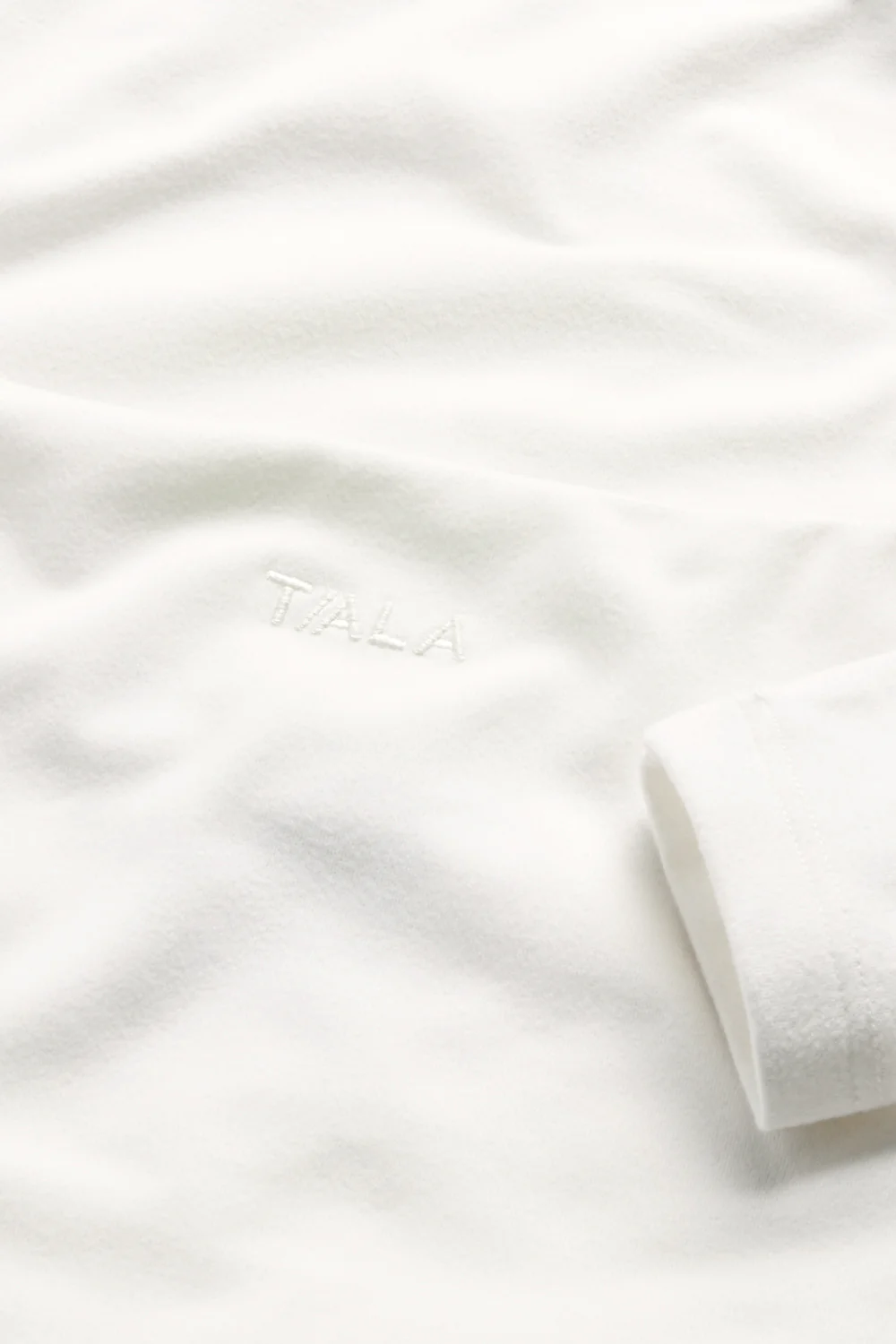 365 Square Neck Long Sleeve Top - Coconut Milk - Image 5