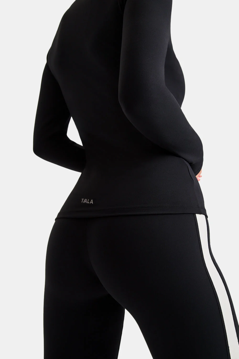 DayFlex Scoop Neck Top - Shadow Black - Image 6