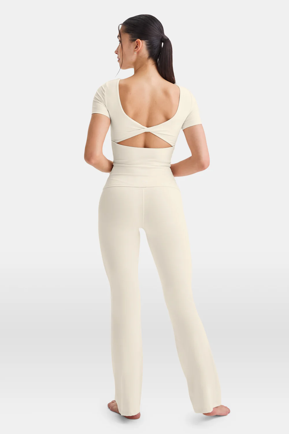 DayFlex Twist Back T-Shirt - Buttermilk - Image 4