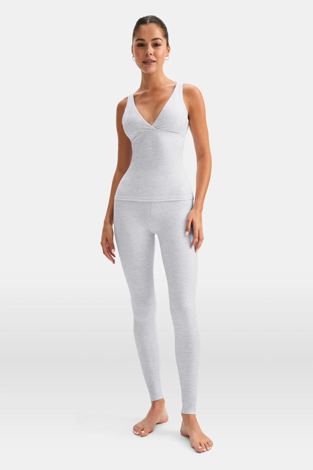 DayFlex V Neck Vest - Grey Marl - Image 5