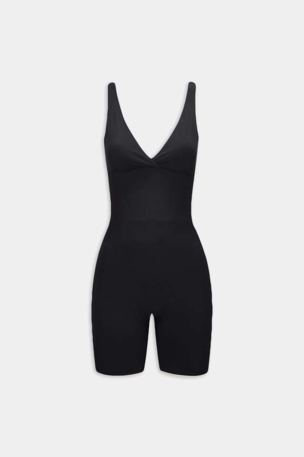 DayFlex Built-In Support V Neck Unitard - Shadow Black - Image 8