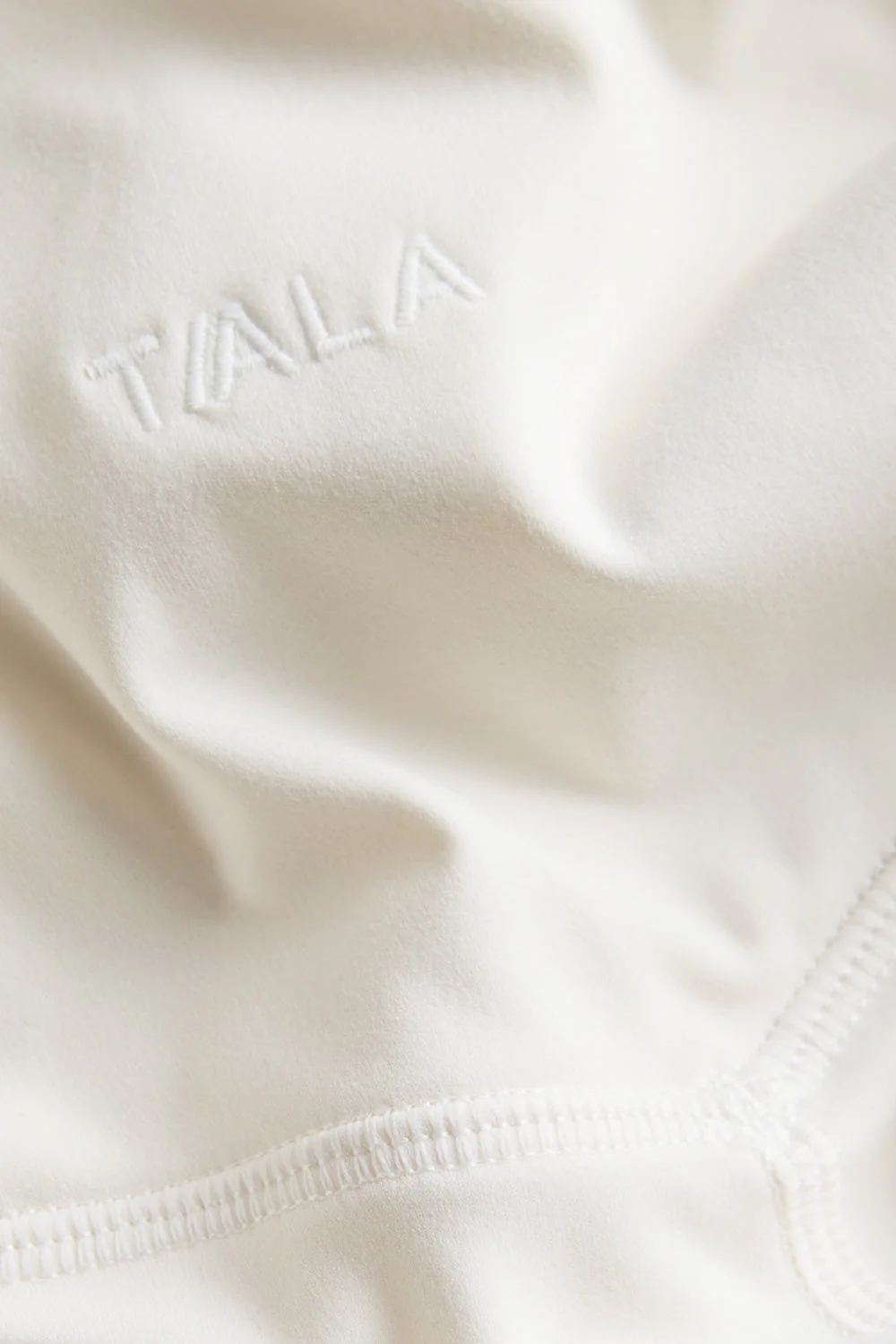 DayFlex Contrast Stripe Side Split Flared Yoga Pant No Front Seam - Ivory And Shadow Black - Image 6