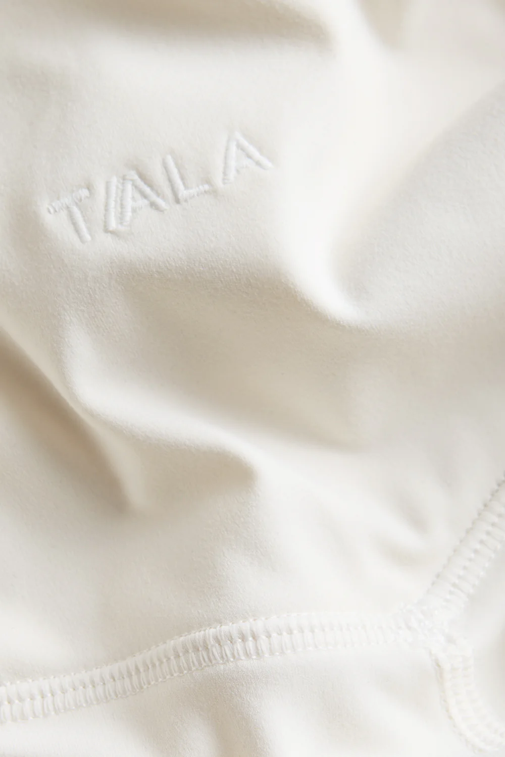 DayFlex Contrast Stripe Side Split Flared Yoga Pant No Front Seam - Ivory And Shadow Black - Image 7