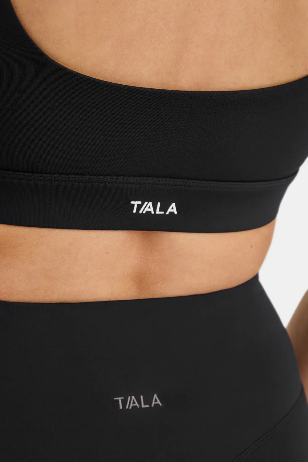 DayFlex Square Neck Sports Bra - Shadow Black - Image 5