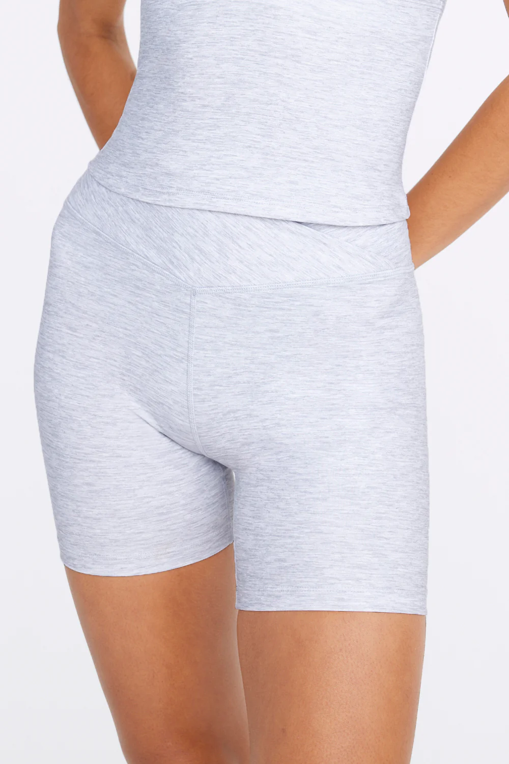 DayFlex Wrap Cycling Shorts - Grey Marl - Image 4