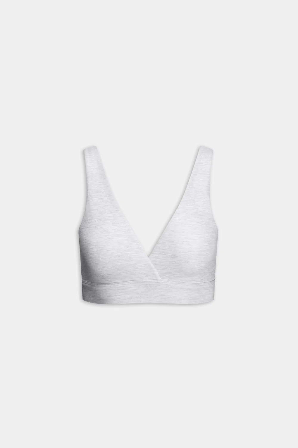 DayFlex V Neck Sports Bra - Grey Marl - Image 8