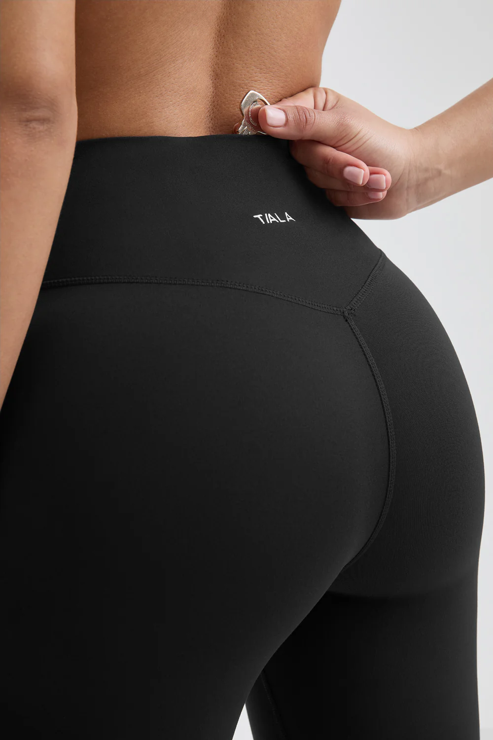 DayFlex Wrap Flared Yoga Pant No Front Seam - Shadow Black - Image 4