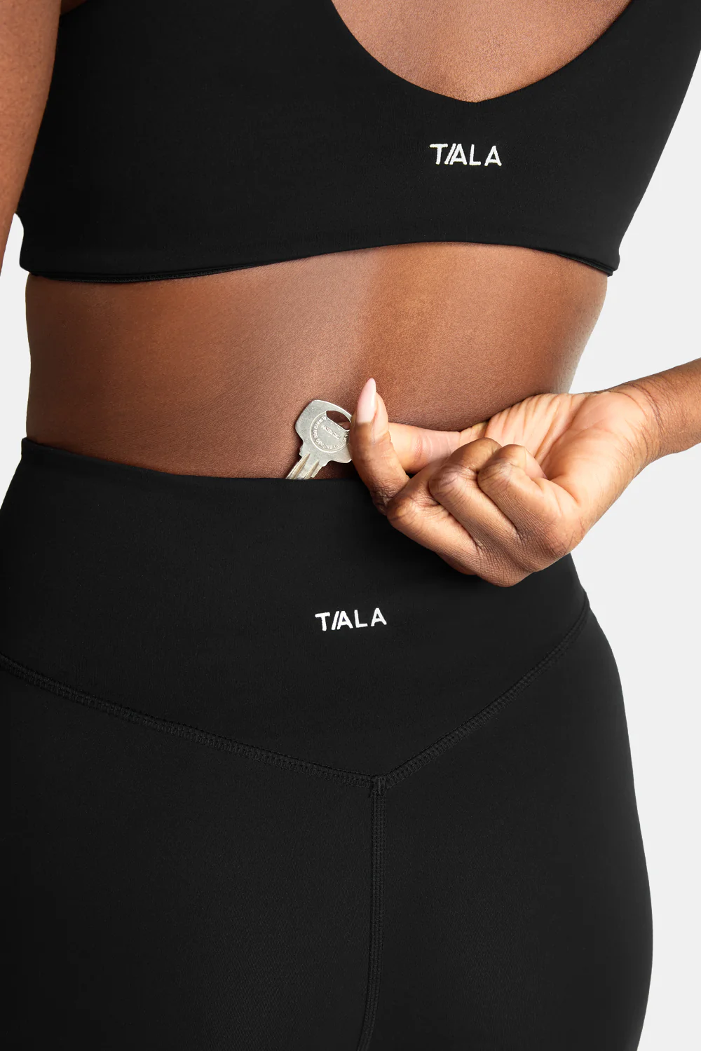 DayFlex Wrap Flared Yoga Pant - Shadow Black - Image 9