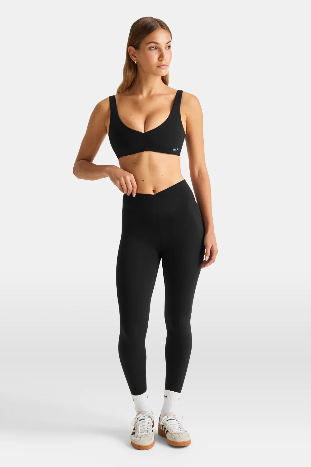 DayFlex Wrap High Waisted Legging - Shadow Black - Image 6