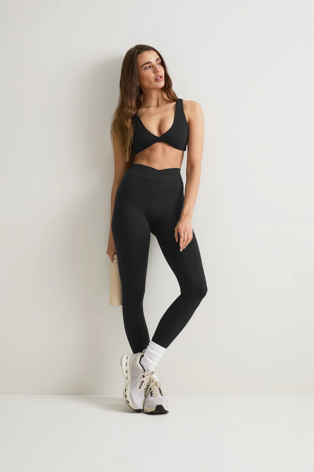 DayFlex Wrap No Front Seam Legging - Shadow Black - Image 3