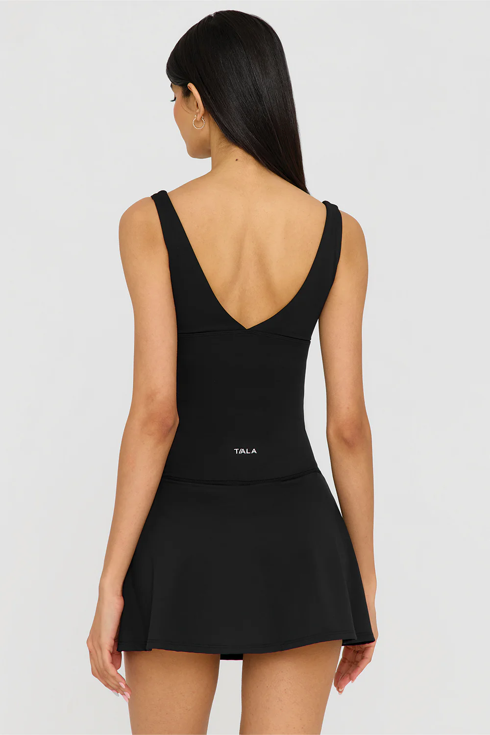 DayFlex Wrap Waist Skort - Shadow Black - Image 3