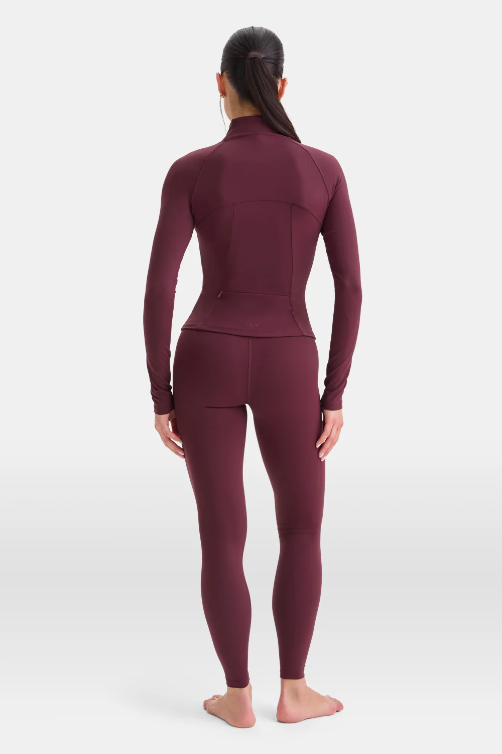 DayFlex Zip Through Jacket - Burgundy - Image 5