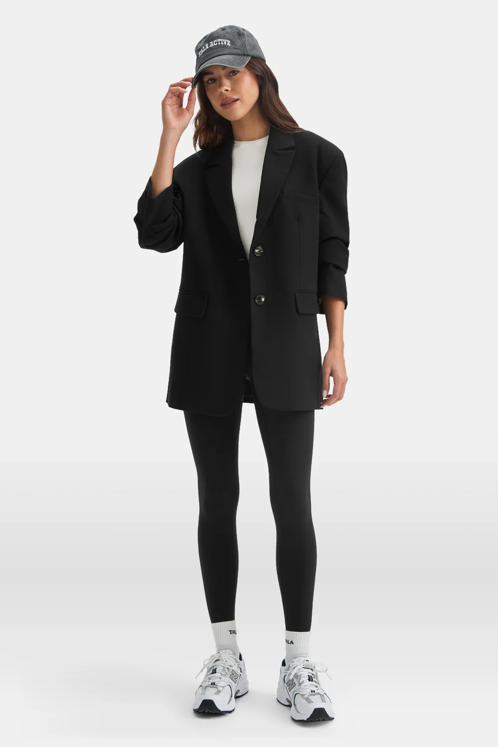 Everyday Tailoring Oversized Blazer - Black - Image 3