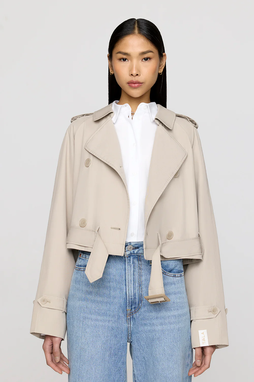 Multiway Belted Trench Coat - Truffle - Image 3