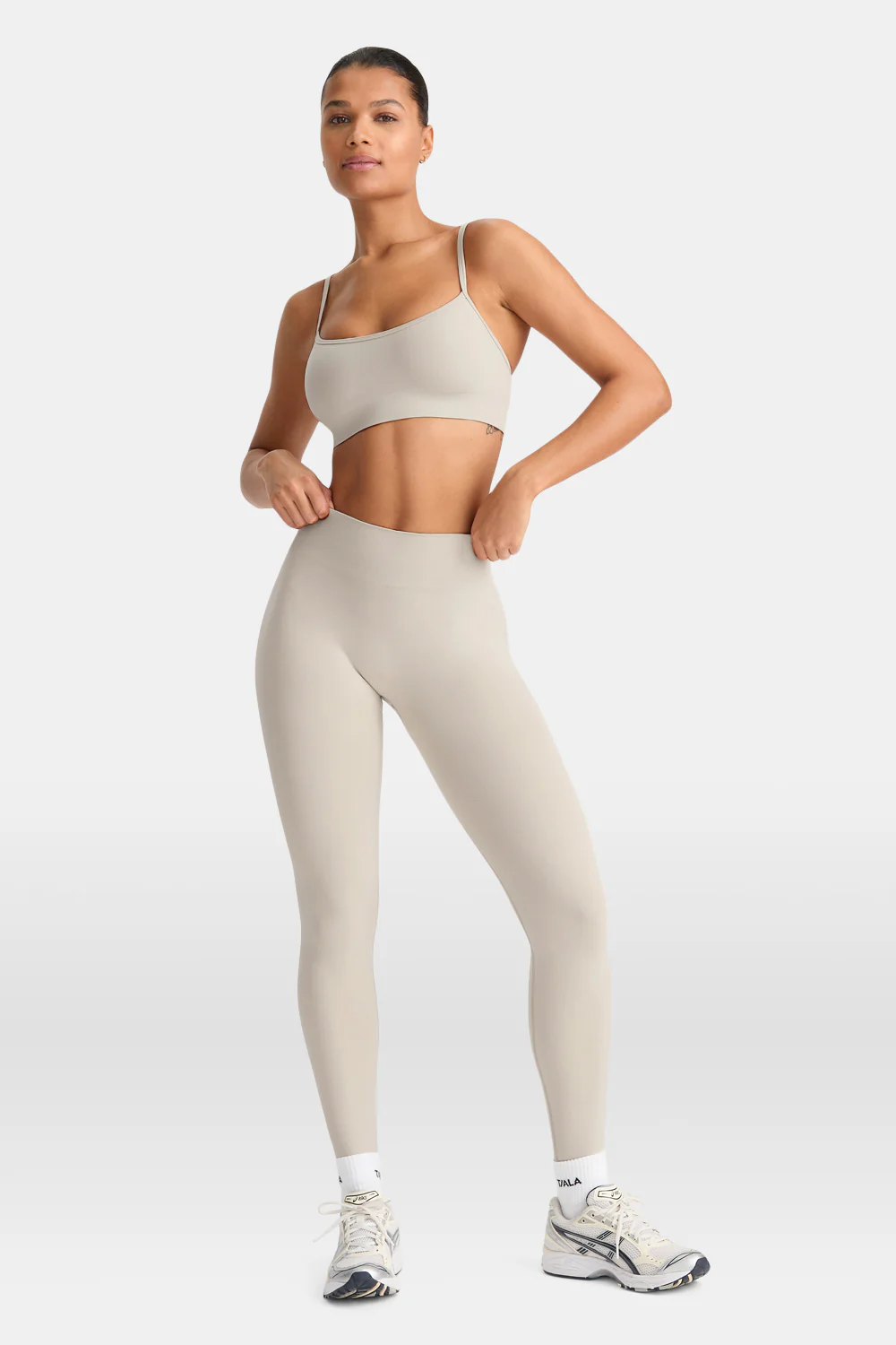 Sculpt Seamless Scrunch Legging - Chai Marl - Image 6