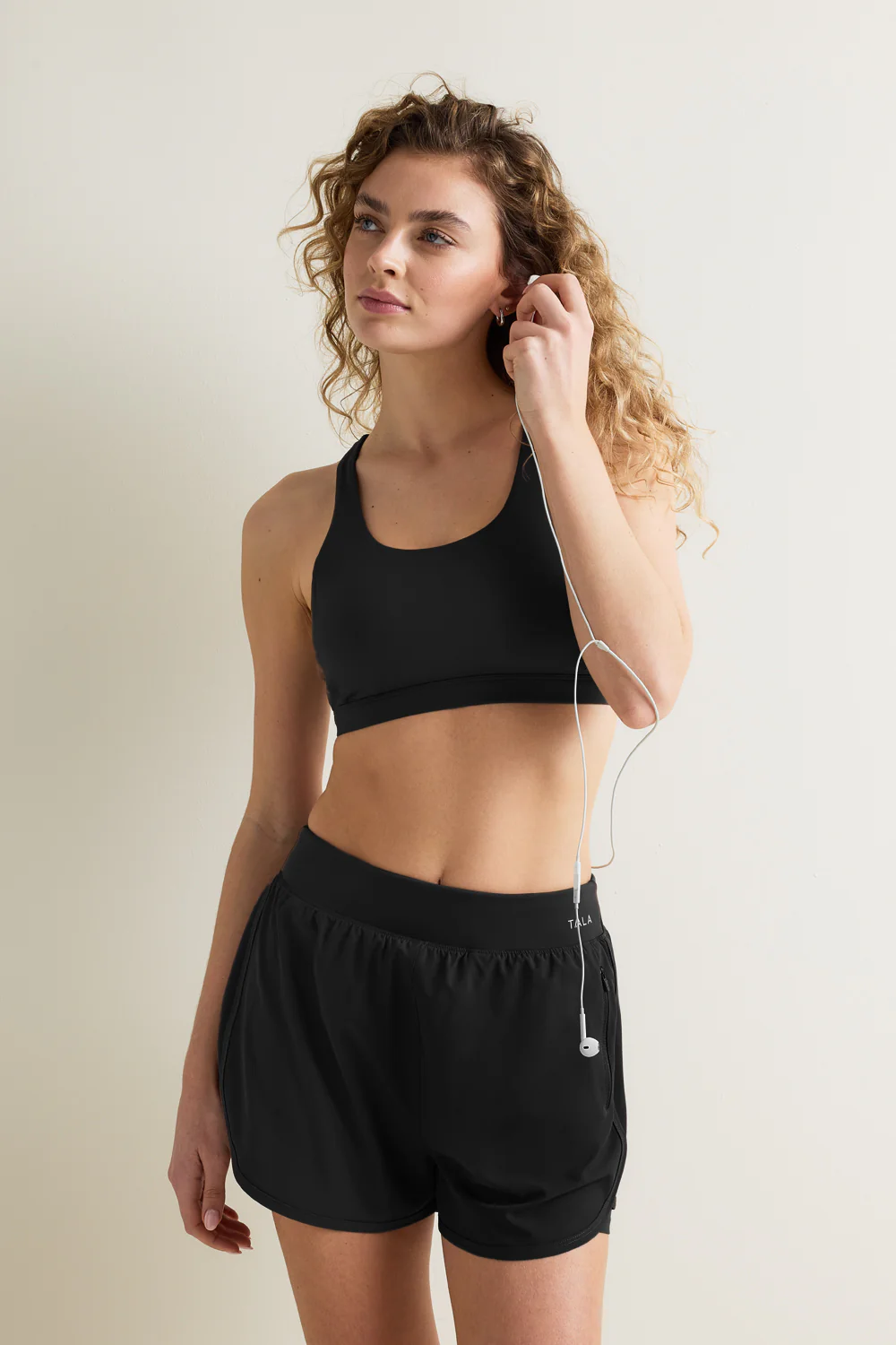 SkinLuxe Tank Sports Bra - Shadow Black - Image 4