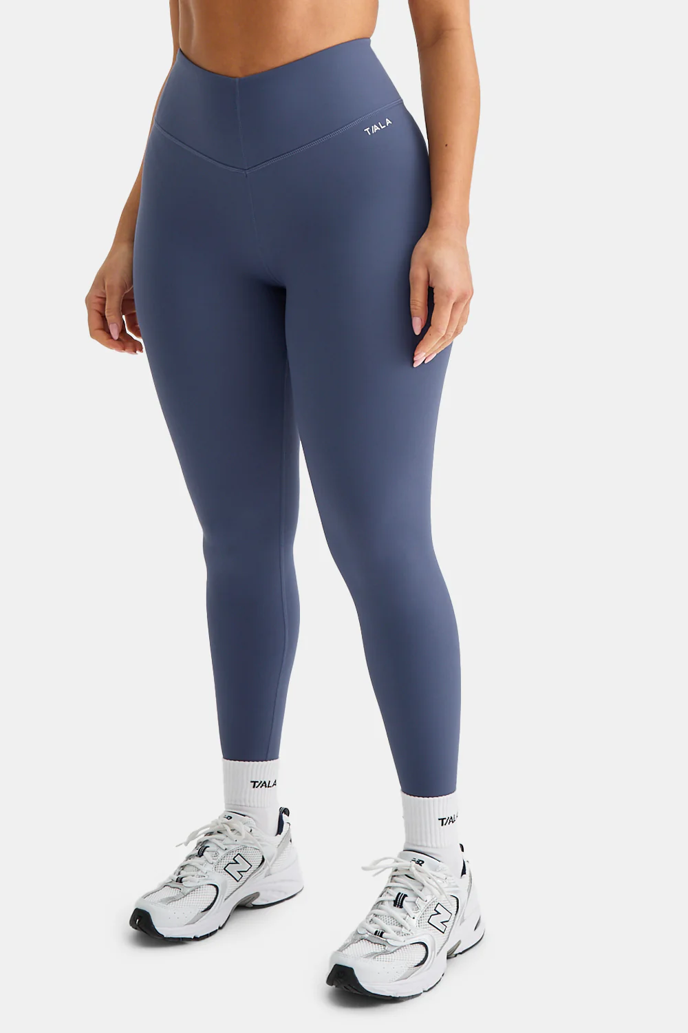 SkinLuxe V-Waist Legging - Vintage Blue - Image 9