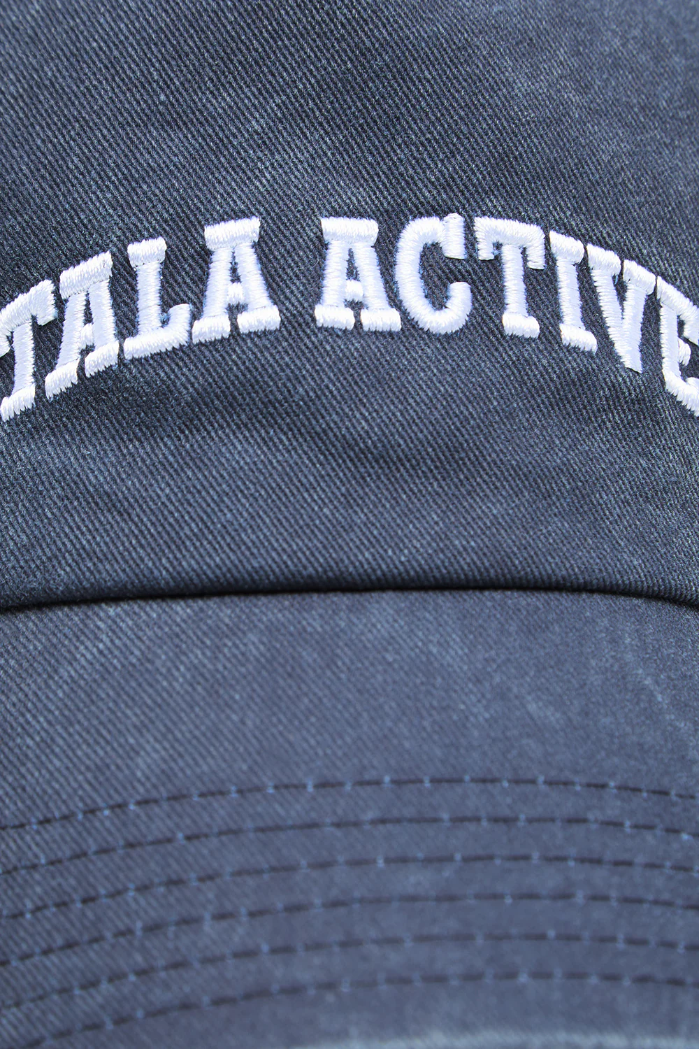 TALA Active Embroidered Cap - Washed Denim - Image 7